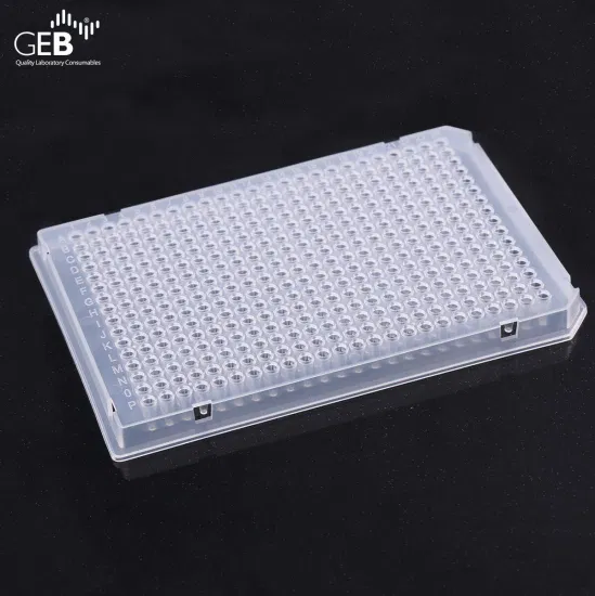 Lab Plastic White Microplate PCR Test 384 Well PCR Plate